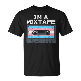 Im A Mixtape Transgender Casette Tape Trans Pride Flag Lgbt T-Shirt - Geschenkecke