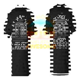 My Mom Is 90 And Still Awesome 90Th Birthday Vintage Retro T-Shirt | Mazezy