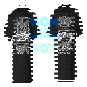 Mom Of The Birthday Boy Dog Family Birthday Matching T-Shirt | Seseable UK