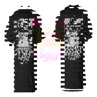 Mom Of The Birthday Girl 1St Birthday Pink Cow Farm T-Shirt - Monsterry