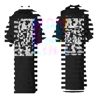 Mom Of The Birthday Girl Tie Dye Colorful 1St Bday T-Shirt - Thegiftio UK
