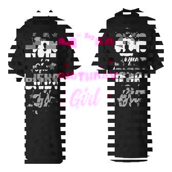 Mom And Dad Birthday Girl Kitty Family Party Decorations T-Shirt | Mazezy