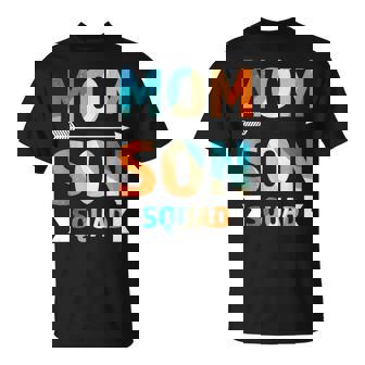 Mom Son Squad Mother Family T-Shirt - Thegiftio