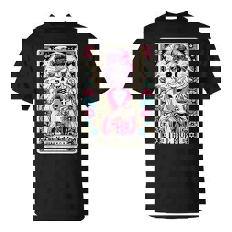 The Mom Tarot Card Skeleton Witch Mom Skull Mama T-Shirt | Mazezy