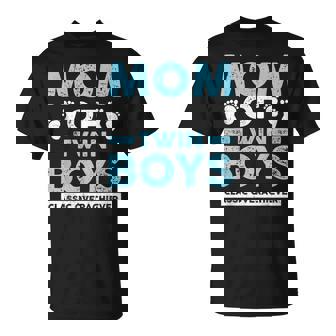Mom Of Twin Boys Classic Overachiever Twin Mom Twin Mama T-Shirt | Seseable UK