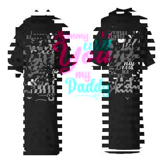 Mommy Will You Marry My Daddy Engagement Wedding Proposal T-Shirt - Monsterry
