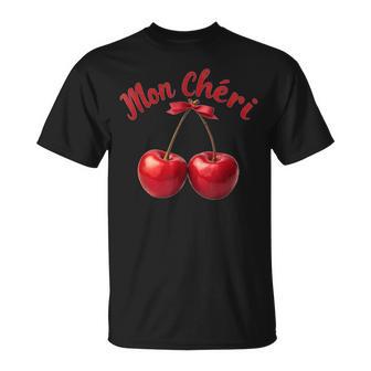 Mon Chéri French Expression Means My Favourite T-Shirt - Geschenkecke