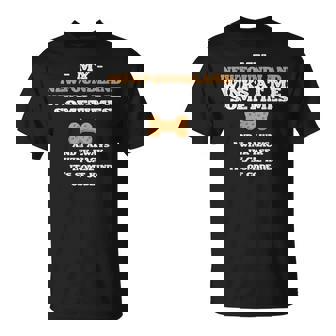 Mon Terre-Neuve Me Fait Un Clin D'oeil Parfois Newfie Dog Lover T-Shirt - Cadeauxyz