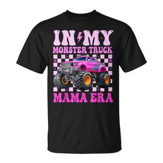 In My Monster Truck Mama Era Groovy Moster Truck Mom T-Shirt - Thegiftio