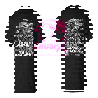 Monster Truck Pink Breast Cancer Awareness T-Shirt - Monsterry
