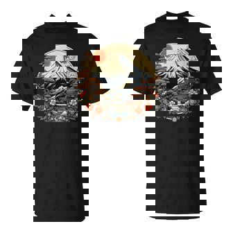 Monte Fuji Japonés Cultura Estética Japón Inspirado Asiático Camiseta unisex - Regaloses