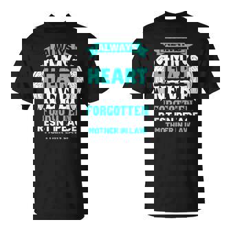 Mother-In-Law In Heaven Family Member Memorial T-Shirt - Monsterry