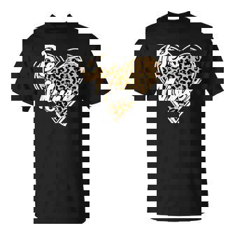 Motif À Carreaux Be Mine Avec Cœur Et Léopard T-Shirt - Cadeauxyz