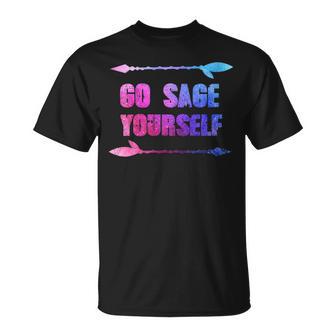 Motif Bohémien Go Sage Yourself T-Shirt - Cadeauxyz