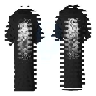 Motif Loup Blanc Pour Les Amateurs De Loups Et Les Fans D'animaux Sauvages T-Shirt - Cadeauxyz