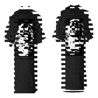 Motif Ours Yin Et Yang Noir Et Blanc T-Shirt - Cadeauxyz