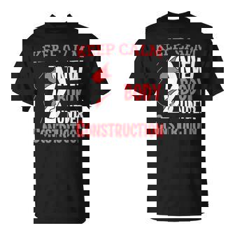 Motivation Keep Calm Nuevo Cuerpo En Construcción Entrenamiento Gimnasio Camiseta unisex - Regaloses