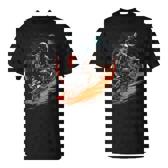 Moto Astronaut Biker Espace Astronaut Space T-Shirt - Cadeauxyz