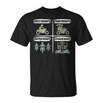 Motorcycle With Biker Slogan T-Shirt - Geschenkecke