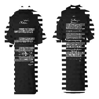 Mozart's Requiem Pour Amateur De Musique Classique T-Shirt - Cadeauxyz