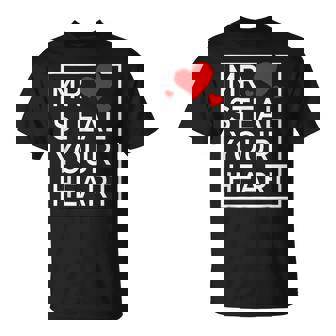 Mr Steal Your Heart Valentines Day For Toddler Boys Son T-Shirt - Seseable