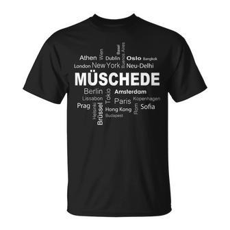 Müschede New York Berlin Müschede Meine Hauptstadt T-Shirt - Geschenkecke