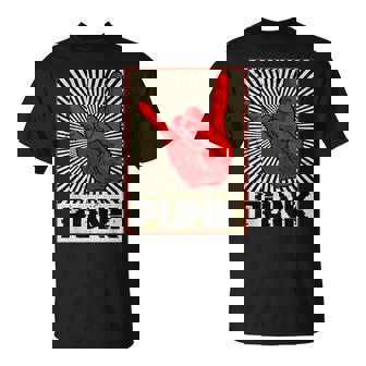 Música Punk Rock Contra Nazis Contra La Derecha Camiseta unisex - Regaloses