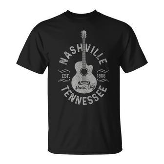 Nashville Tennessee Usa Country Music City Souvenir T-Shirt - Geschenkecke