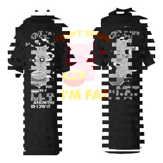 Ne Me Regarde Pas Je Suis Gros Et Connais Ce Drôle De Cochon Rétro T-Shirt - Cadeauxyz