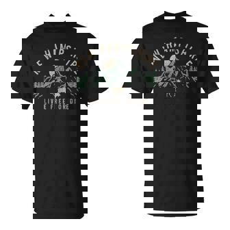 New Hampshire Vintage Pride Mountains Moose T-Shirt - Thegiftio