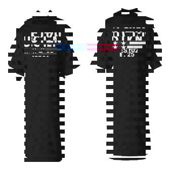 New Us Citizen Est 2025 American Immigrant New Citizenship T-Shirt - Thegiftio
