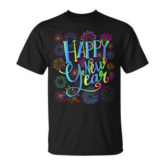 New Year's Eve Party Supplies Nye 2025 Happy New Year T-Shirt - Geschenkecke