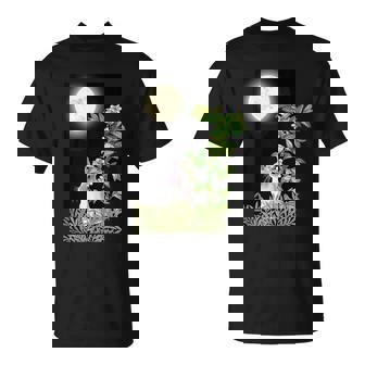 Night Rabbit Under Wild Blueberry Tank Top T-Shirt - Monsterry