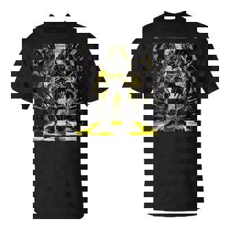 Ninja Mech Cyber Sci-Fi Mech-Warrior Sci-Fi Robot Tank Top T-Shirt - Monsterry