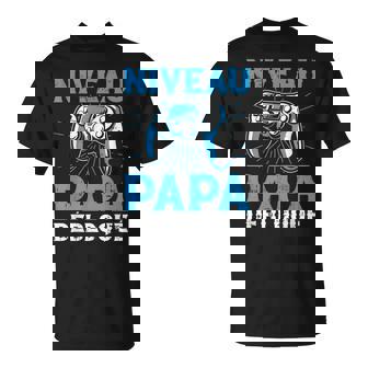 Niveau Papa Débloqué Console Fête Des Pères Homme Cadeau T-Shirt - Cadeauxyz