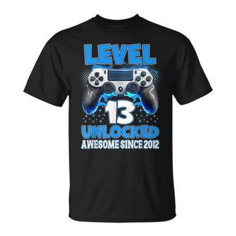 Nivel 13Ideojuego Desbloqueado 13 Cumpleaños 13 Años Niños Camiseta unisex - Regaloses