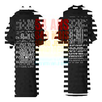 Noces De Zibeline Cadeau D'anniversaire 54 Ans De Mariage T-Shirt - Cadeauxyz