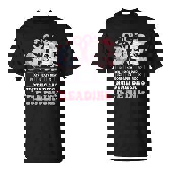 Nothing Beats Reading Book Librarian Rock Paper Scissors T-Shirt - Seseable