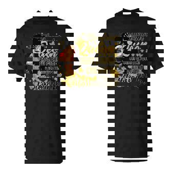 November Queen African American Woman Birthday Queen T-Shirt - Monsterry
