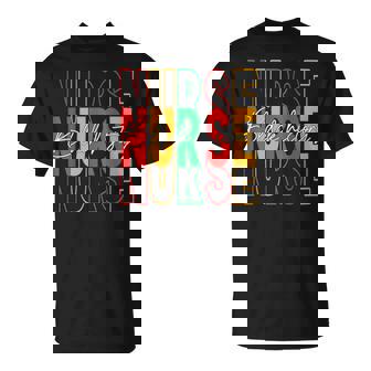 Nurse Retro Black History Month Registered Nurse Women T-Shirt | Mazezy