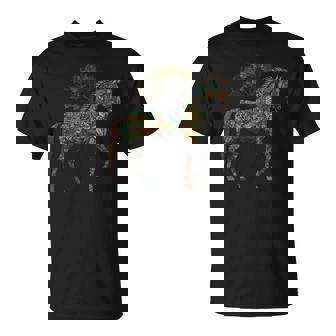 Obra De Arte De Caballo Diseño De Caballo Equitación Animales Caballo Camiseta unisex - Regaloses
