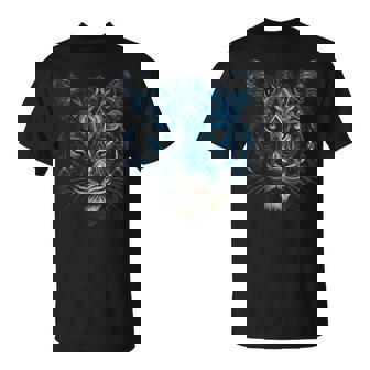 Obra De Arte Tigre Ojos Azules Arte Animal Tigre Camiseta unisex - Regaloses