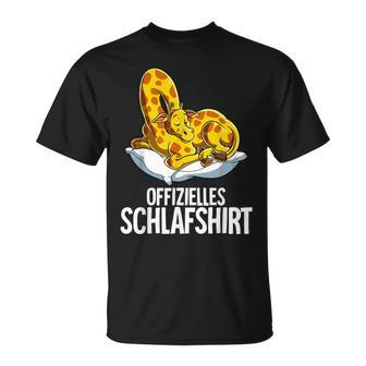 Official Giraffe Sleep T-Shirt - Geschenkecke