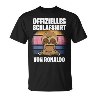 Official Ronaldo Sleep Personalised S T-Shirt - Geschenkecke