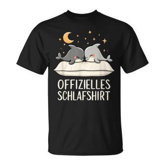 Official Sleep Dolphin Dolphins T-Shirt - Geschenkecke