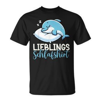 Official Sleep Dolphin Pyjamas Napper T-Shirt - Geschenkecke