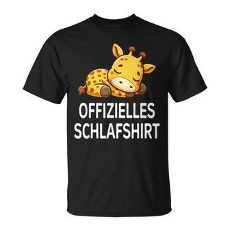 Official Sleep Giraffe Pyjama T-Shirt - Geschenkecke