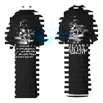 Offizielles Schlaf Boston Terrier Hund Hunde Liebhaber T-Shirt - Geschenkecke