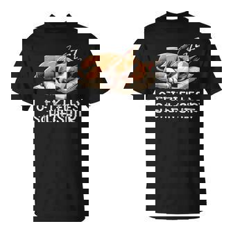 Offizielles Schlaf Bullterrier Hunde Hund Hunderasse T-Shirt - Geschenkecke