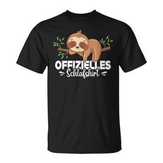 Offizielles Schlaf Faultier S T-Shirt - Geschenkecke